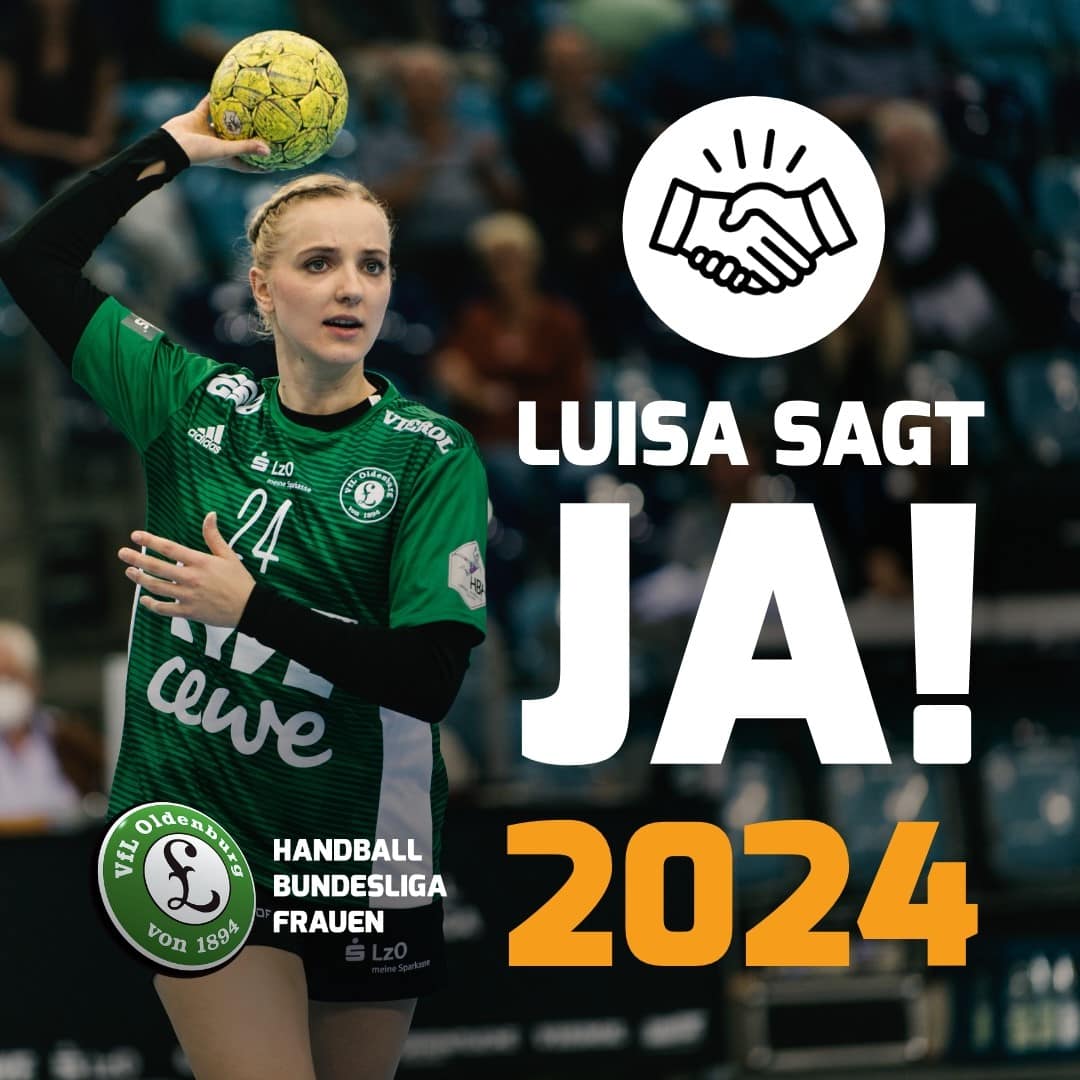Ich kann hier noch viel lernen“ Luisa Knippert verlängert beim VfL Oldenburg › VfL Oldenburg Handball Damen