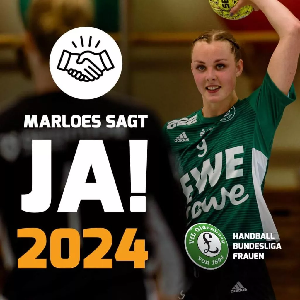 Verlängerung bis 2024 Marloes Hoitzing bleibt beim VfL Oldenburg › VfL Oldenburg Handball Damen